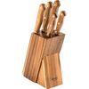 Set de 5 cuțite Lamart LT2080 din lemn în bloc