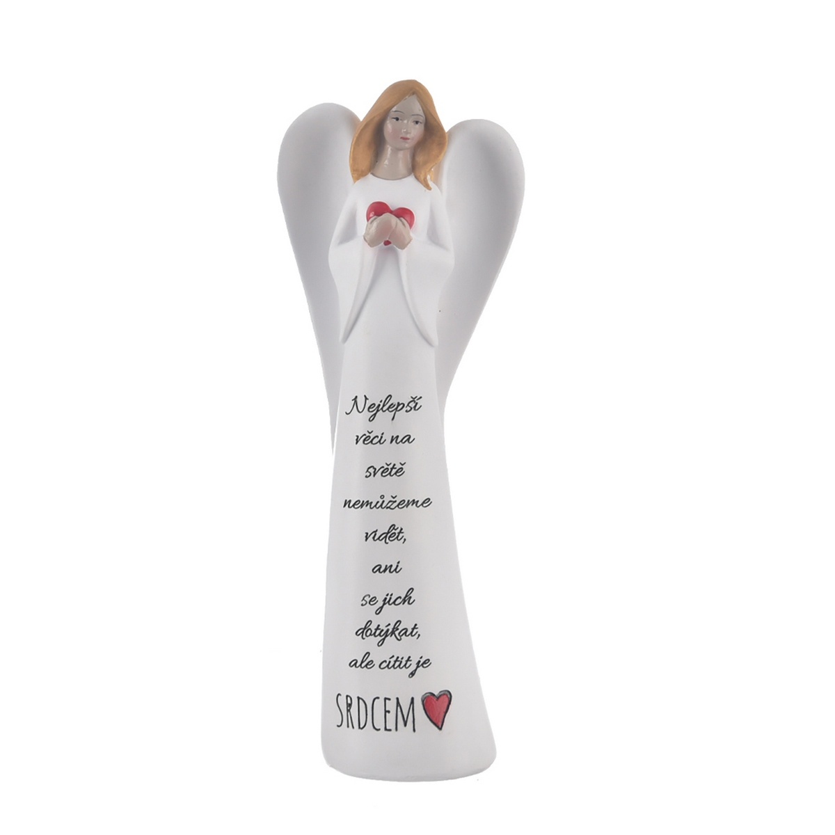 InDecor Kerámia angyal Best, 7 x 4,5 x 19 cm