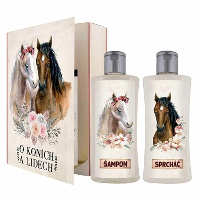 Bohemia Gifts Kozmetična garnitura knjiga - O konjih in ljudeh