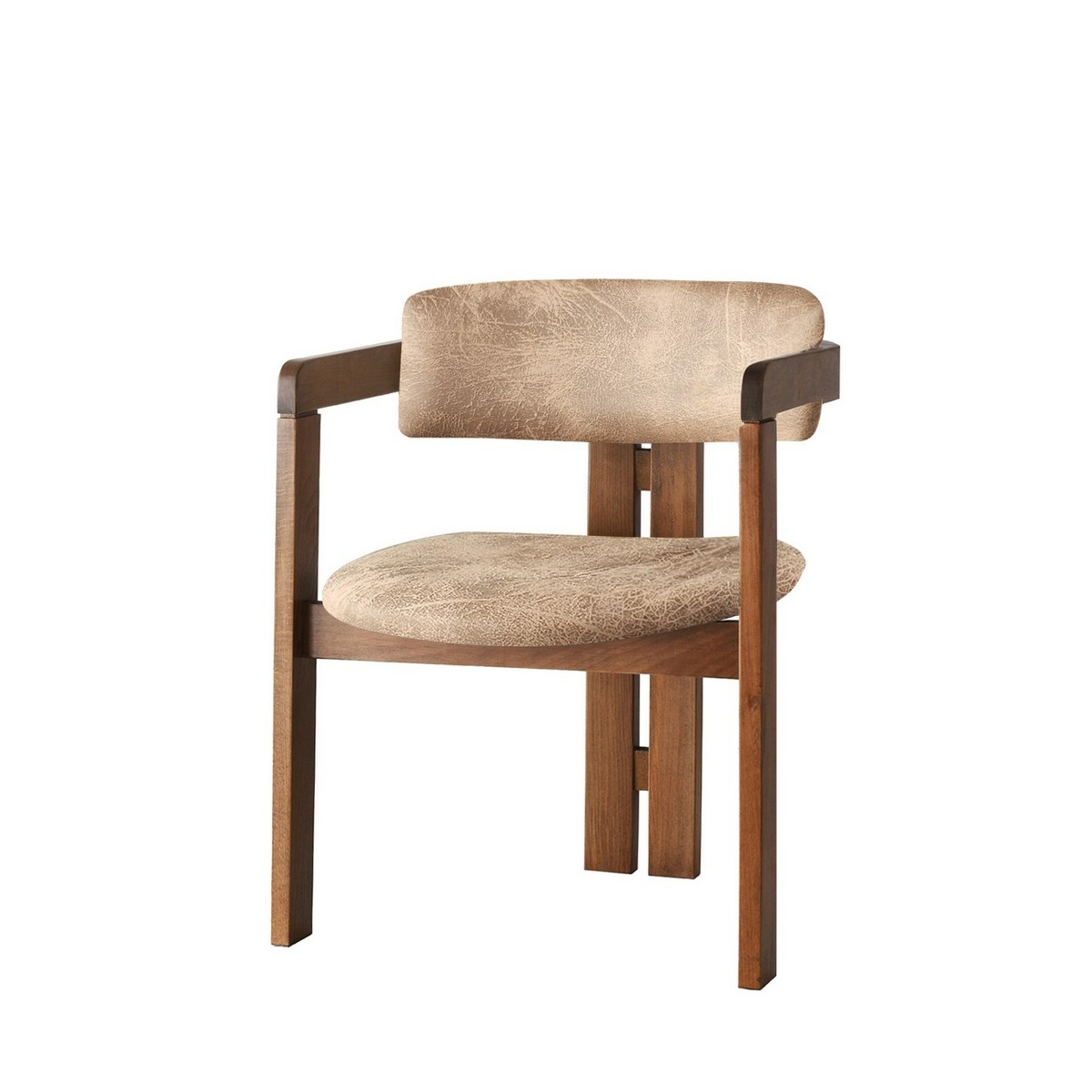 Jídelní židle CO Beige and Walnut