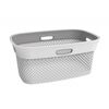 Aldotrade Koš za čisto perilo Woolly 45 l, bela