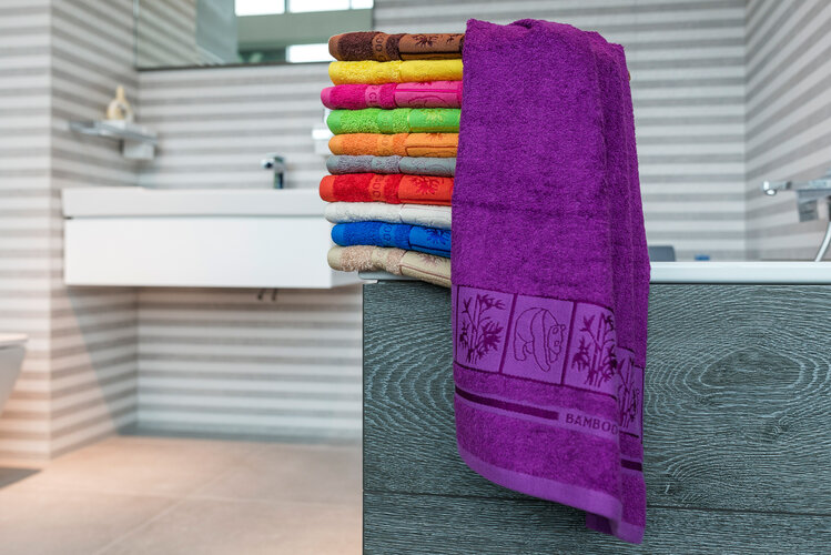 4Home Ręcznik kąpielowy Bamboo Premium fioletowy, 70 x 140 cm