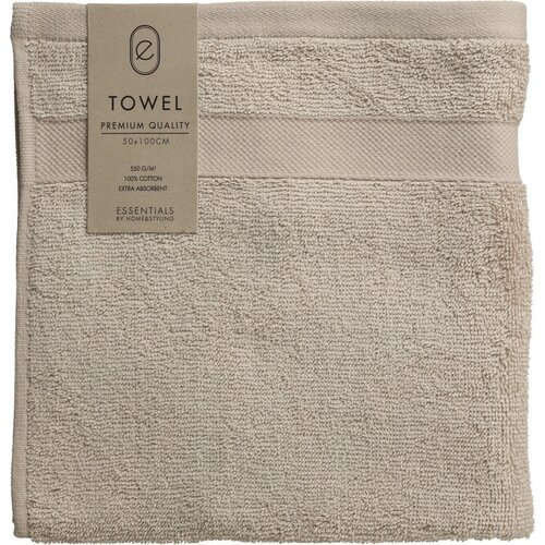 Ręcznik Lena piaskowy, 50 x 100 cm