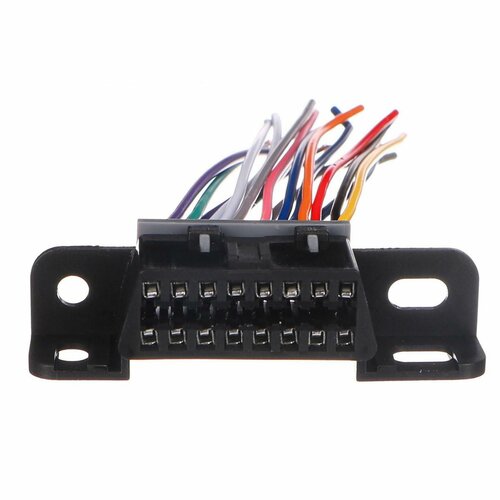 Sixtol Gniazdo OBD-II z 16 pinami zakończone 10 cmkablami połączeniowymi MECHANIC CABLE 25