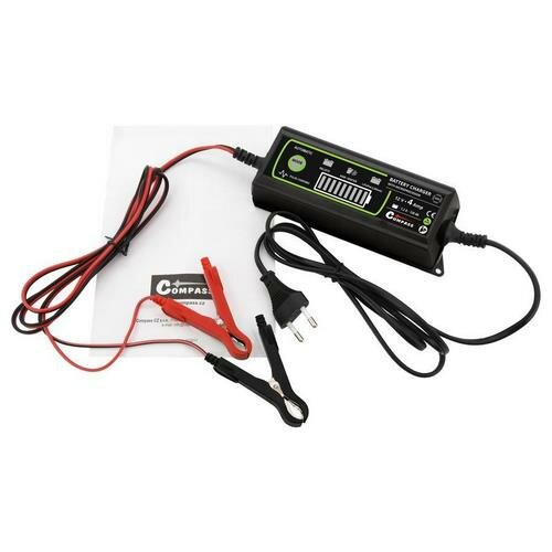 Compass Зарядний пристрій mikroprocesor PB / GEL 4 Amp, 12 V