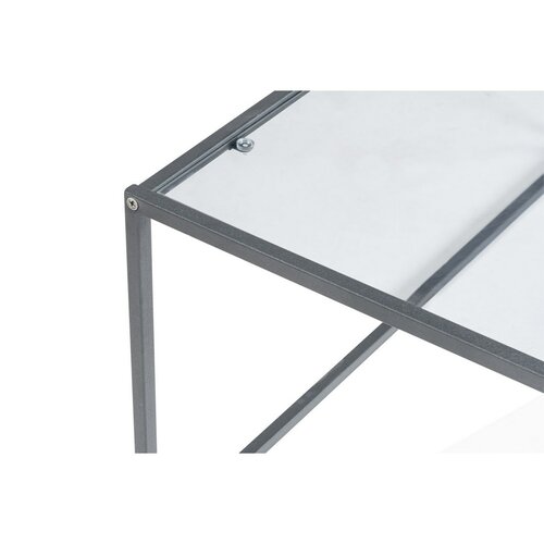 Măsuță de cafea Lizbon Black cu sticlăfumurie