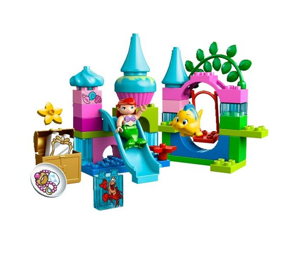 Lego Duplo Podmořský zámek víly Ariel, vícebarevná
