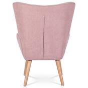 Fotoliu cu taburet PINK2, roz