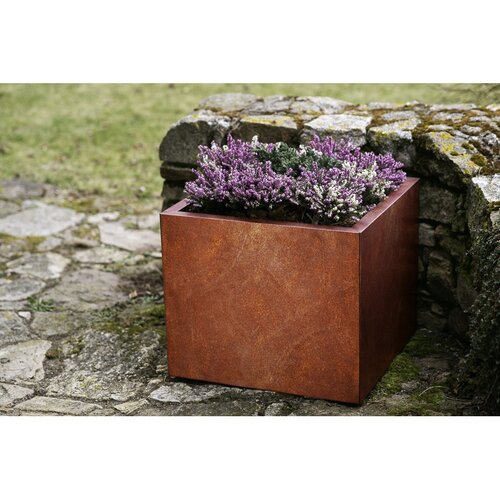 Cube Donica ogrodowa 60 x 60 x 50 cm, corten CORGARDEN 1001
