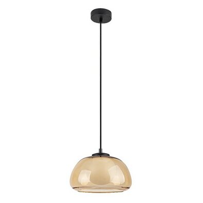 Rabalux 72273 moderní závěsný lustr Elowen, jantarová, G9, 1x max. 5W