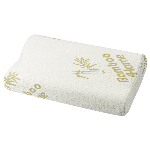 4Home Vzglavnik iz spominske pene Bamboo profiliran, 30 x 50 cm