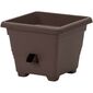 Plastia Bergamot Горщик для квітів з автополивом25 x 25 см коричневий