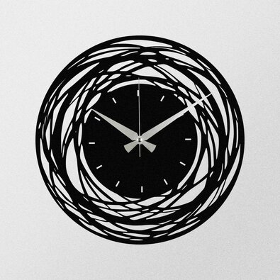 Настінний годинник Black Nest S022, 48 × 48 см