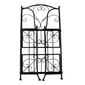 Klappbares Metallregal Manulo, Schwarz