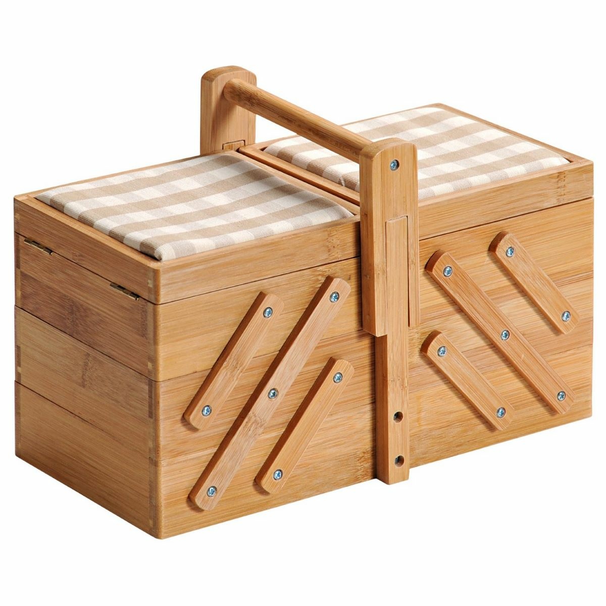 Kesper 58710 Organizér na šijacie potreby bambus, 29 x 19 x 16,5 cm