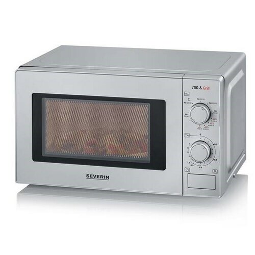 Severin MW 7900 kuchenka mikrofalowa z grillem, srebrny