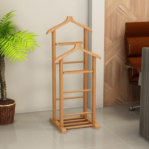 Suportul de haine Beta Double  Natural