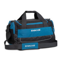 Дорожня та спортивна сумка Riva Case 5235 об'ємом30 л, синьо-чорна