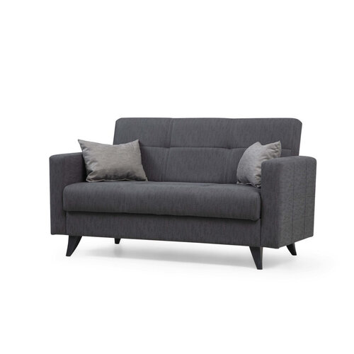 Rozkládací pohovka Polya Dark Grey