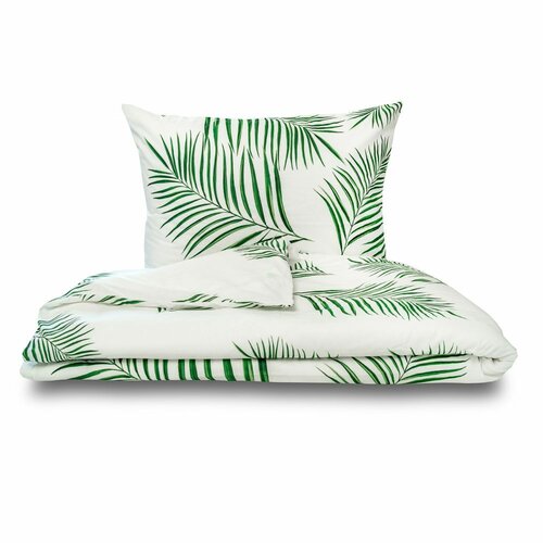 Kvalitex Bombažno posteljnina Tropical bela, 240 x 220 cm, 2x 70 x 90 cm