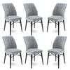 Esszimmerstuhl-Set Flex Grey, 6 Stück