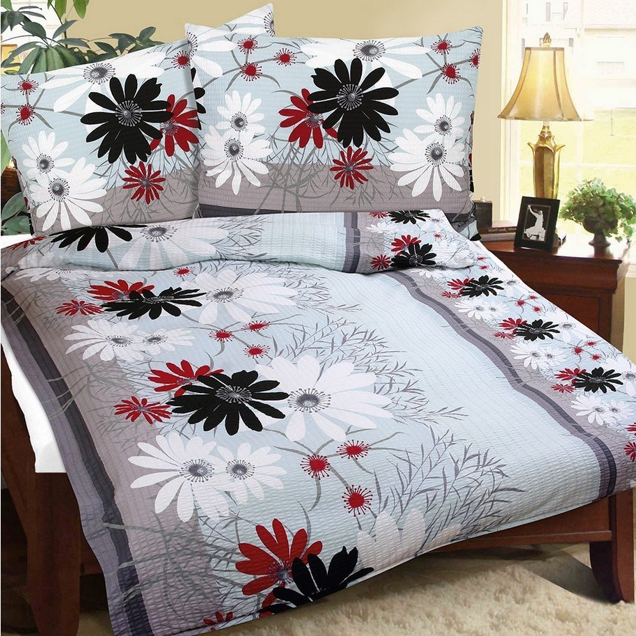 Gerbera krepp ágynemű, 240 x 220 cm, 2 db 70 x 90 cm, 240 x 220 cm, 2 db 70 x 90 cm