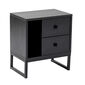 Nočný stolík Glimmer Wood Black