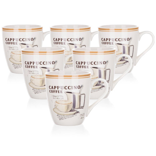 Banquet Tassen-Set Espresso Capuccino 240 ml, 6 St.