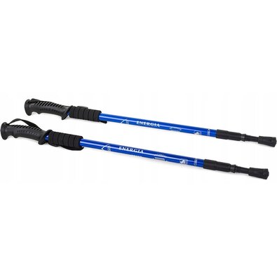 Kije do nordic walking antishock, niebieskie