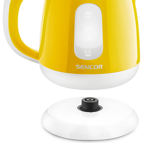 Sencor SWK 1016YL elektromos vízforraló, sárgaszínű