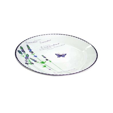Toro Ceramiczny talerz płytkii LAWENDA, 27 cm