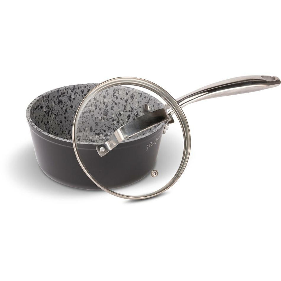 Lamart LT1261 fazék fedővel Gránit, átmérő 16 cm akciós termékkép 1