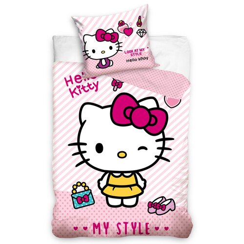 Dětské povlečení Hello Kitty My Style, 140 x 200, 70 x 90 cm