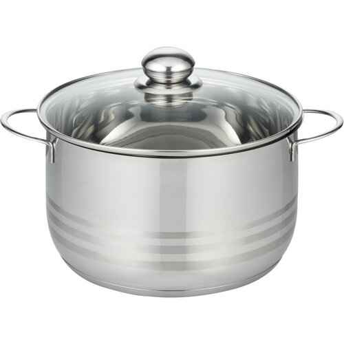 Elo 22224 Basic Hrnec nerezový Brillant 24 cm, 5,4 l