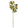 Floare artificială Rose galben, 4 flori, 20 x 15 x70 cm