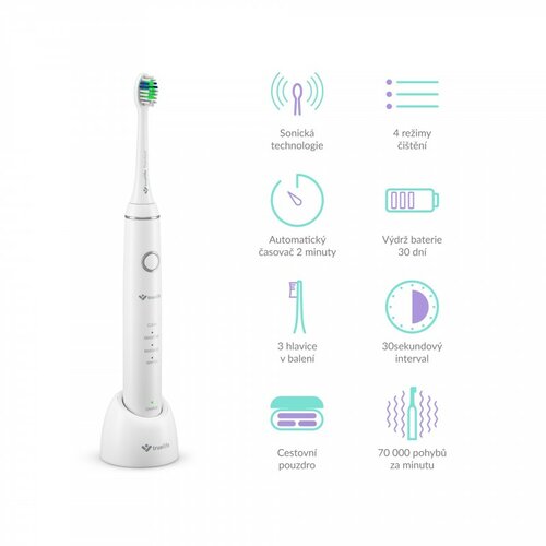 TrueLife SonicBrush kompakt szónikus fogkefe