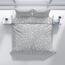 Lenjerie de pat din bumbac Grey orient, 140 x 200 cm, 70 x 90 cm
