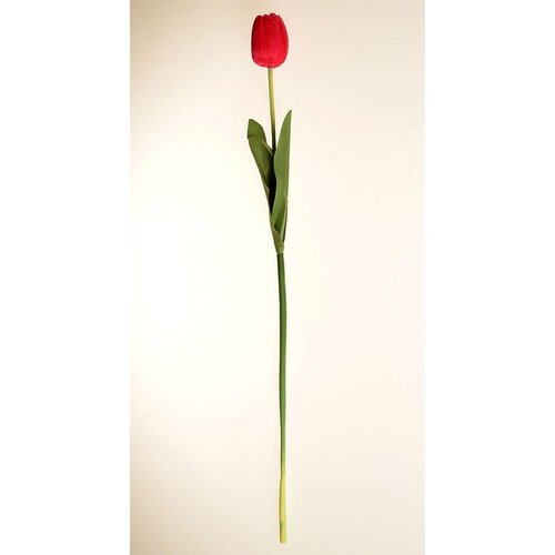 Umělá květina Tulipán tmavě růžová, 60 cm