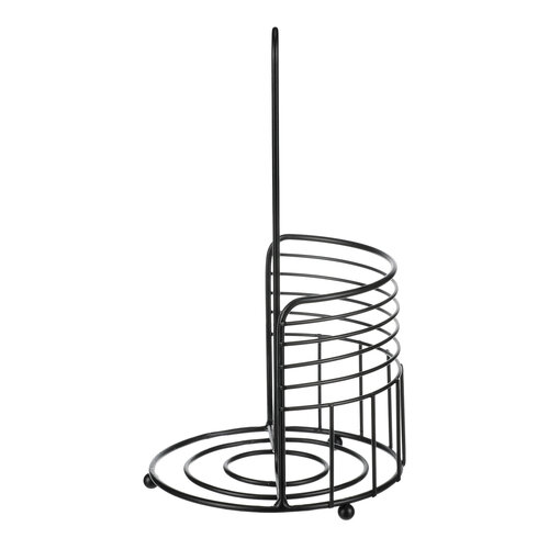 Autronic Металева підставка для паперових рушниківкругла, чорна