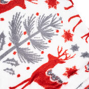Set de Crăciun Scandi Deer 2, 130 x 170 cm + 2x 40 x 40 cm