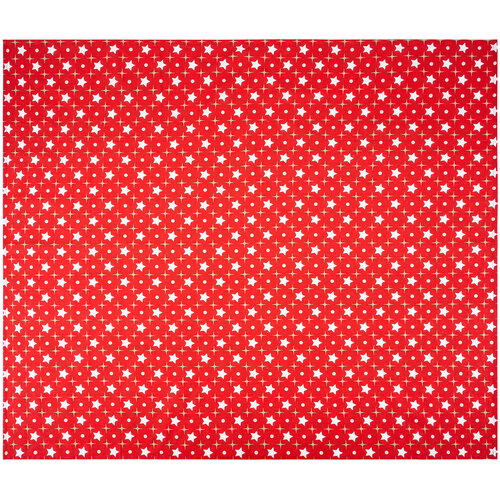 Stars red karácsonyi abrosz, 140 x 120 cm