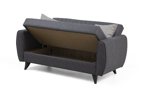 Kanapa Alkon Dark Grey