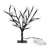 Pom decorativ de Crăciun cu 25 Flori LED