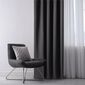 Restilo Blackout Oxford Pleat függöny, fekete, 140 x 245 cm