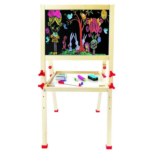 Bino Magnetische doppelseitige Tafel, 80 x 40 x 42 cm