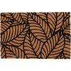 Kokosová rohožka Leaves, 59 x 39 cm
