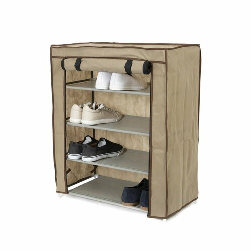 Compactor Oxford textil cipőtartó, 59 x 29 x 70cm, bézs termék 2. képe