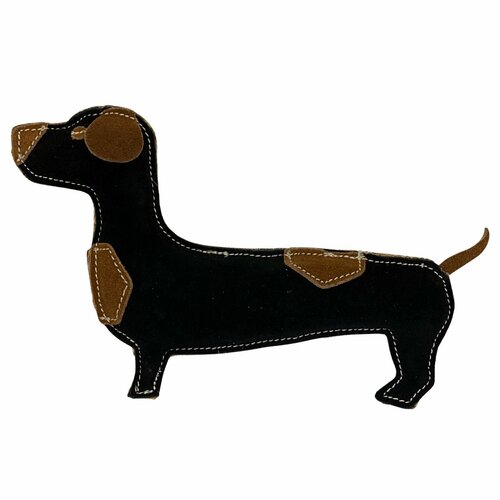 PafDog Jamnik Tony zabawka dla psów ze skóry i juty, 26 cm
