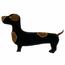 PafDog Такса Тоні Іграшка для собак  зі шкіри та джуту, 26 см