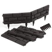 Zahradní palisáda - obrubník hnědá, 2,2 m